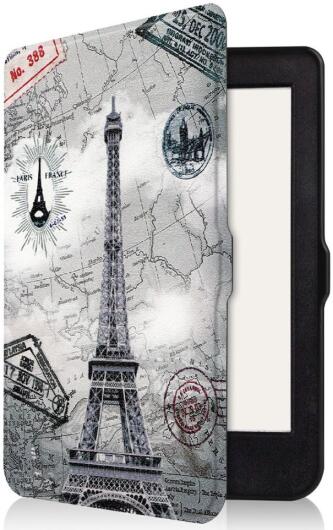 Kobo Nia eReader 6-inch (2020) Hoesje Book Case Eiffeltoren Print afbeelding 2