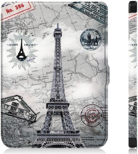 Kobo Nia eReader 6-inch (2020) Hoesje Book Case Eiffeltoren Print afbeelding 4