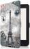 Kobo Nia eReader 6-inch (2020) Hoesje Book Case Eiffeltoren Print afbeelding 2