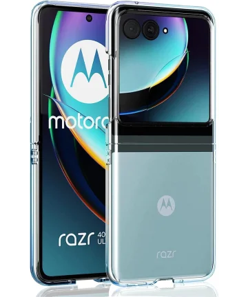 Motorola Razr 40 Ultra Hoesje Dun TPU Back Cover Transparant Hoesjes