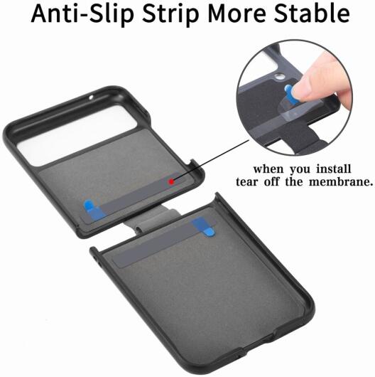 Motorola Razr 40 Hoesje met Kunstleer Coating Back Cover Zwart afbeelding 14