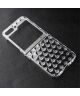 Samsung Galaxy Z Flip 5 Diamant Hard Plastic Hoesje Transparant