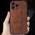 AZNS Apple iPhone 15 Pro Max Hoesje met Kunstleer Coating Zwart afbeelding 6
