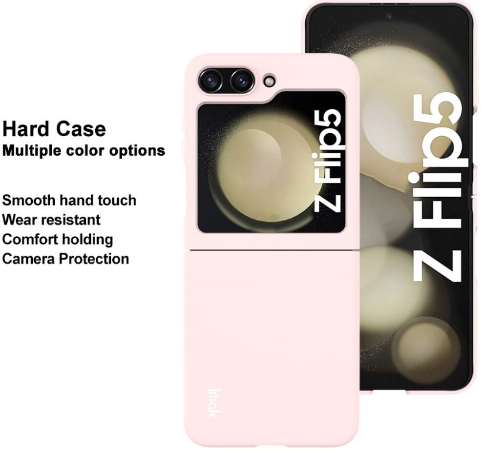 Imak JS-2 Samsung Galaxy Z Flip 5 Hoesje Hard Plastic Back Cover Roze afbeelding 2