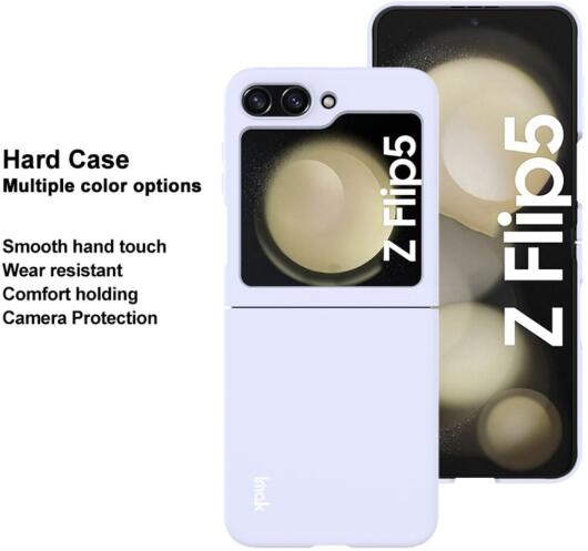 Imak JS-2 Samsung Galaxy Z Flip 5 Hoesje Hard Plastic Back Cover Paars afbeelding 3