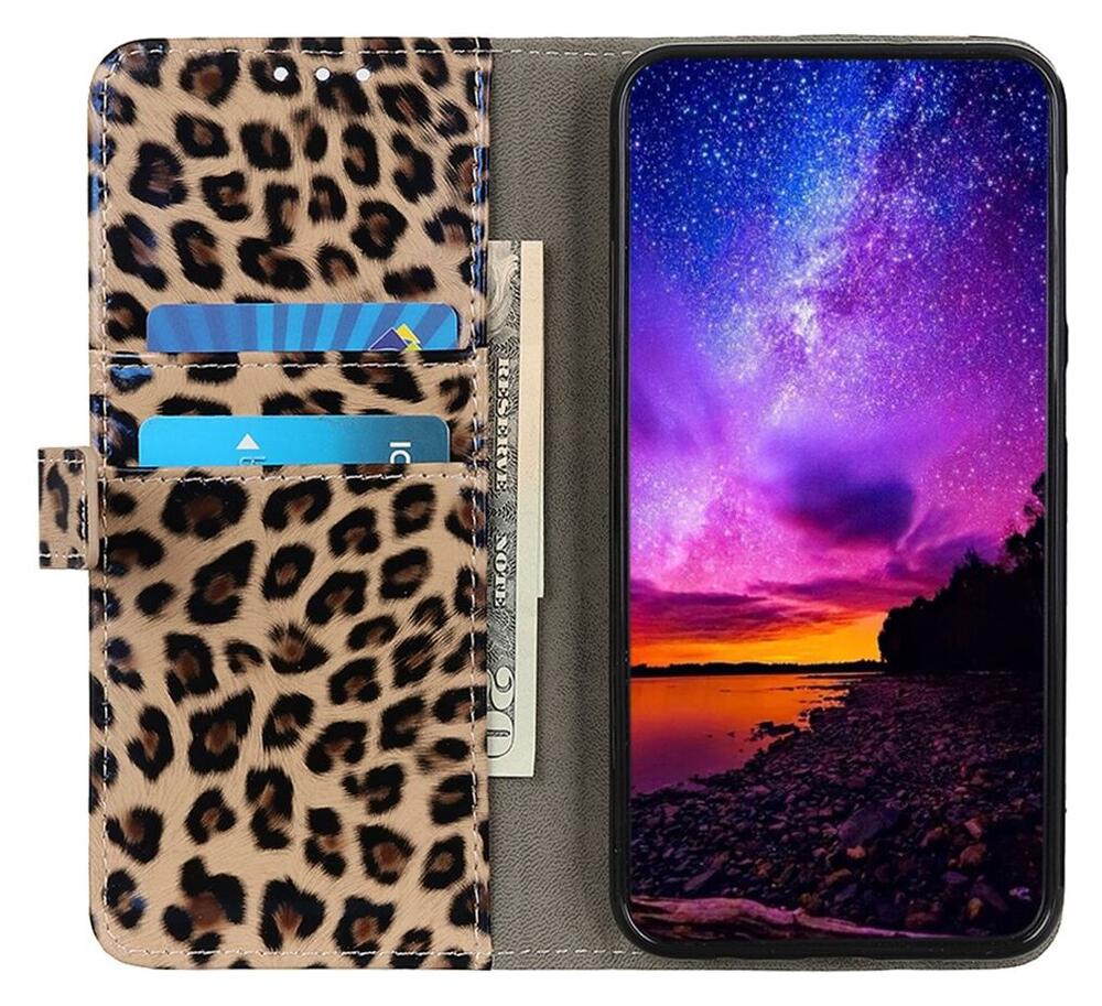 Samsung Galaxy M34 5G Hoesje Portemonnee Book Case Luipaard Print afbeelding 2