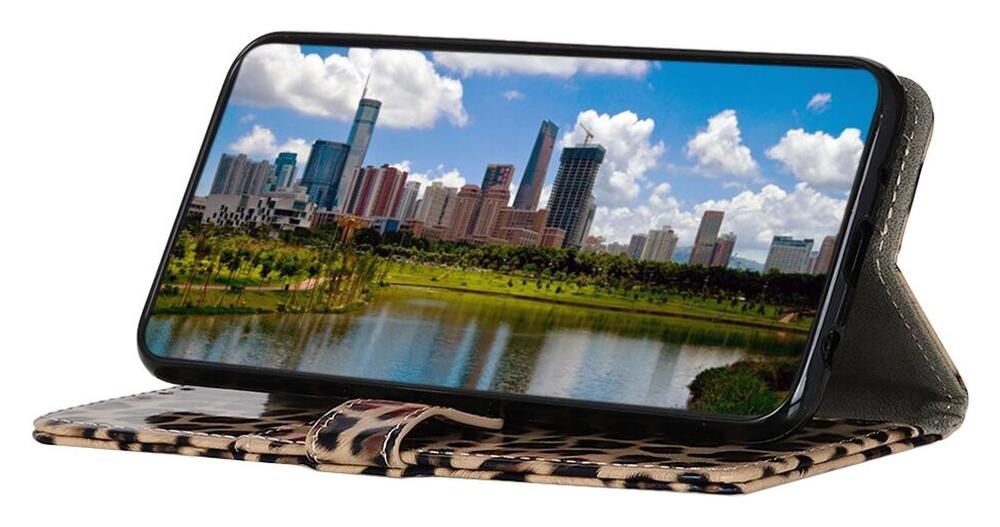 Samsung Galaxy M34 5G Hoesje Portemonnee Book Case Luipaard Print afbeelding 3