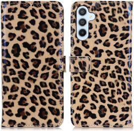Samsung Galaxy M34 5G Hoesje Portemonnee Book Case Luipaard Print