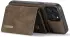 DG Ming iPhone 15 Pro Max Hoesje met Magnetische Kaarthouder Coffee afbeelding 10