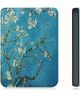 Kobo Clara 2E Hoes Tri-Fold Book Case met Flower Print