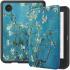 Kobo Clara 2E Hoes Tri-Fold Book Case met Flower Print afbeelding 1