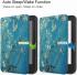 Kobo Clara 2E Hoes Tri-Fold Book Case met Flower Print afbeelding 5