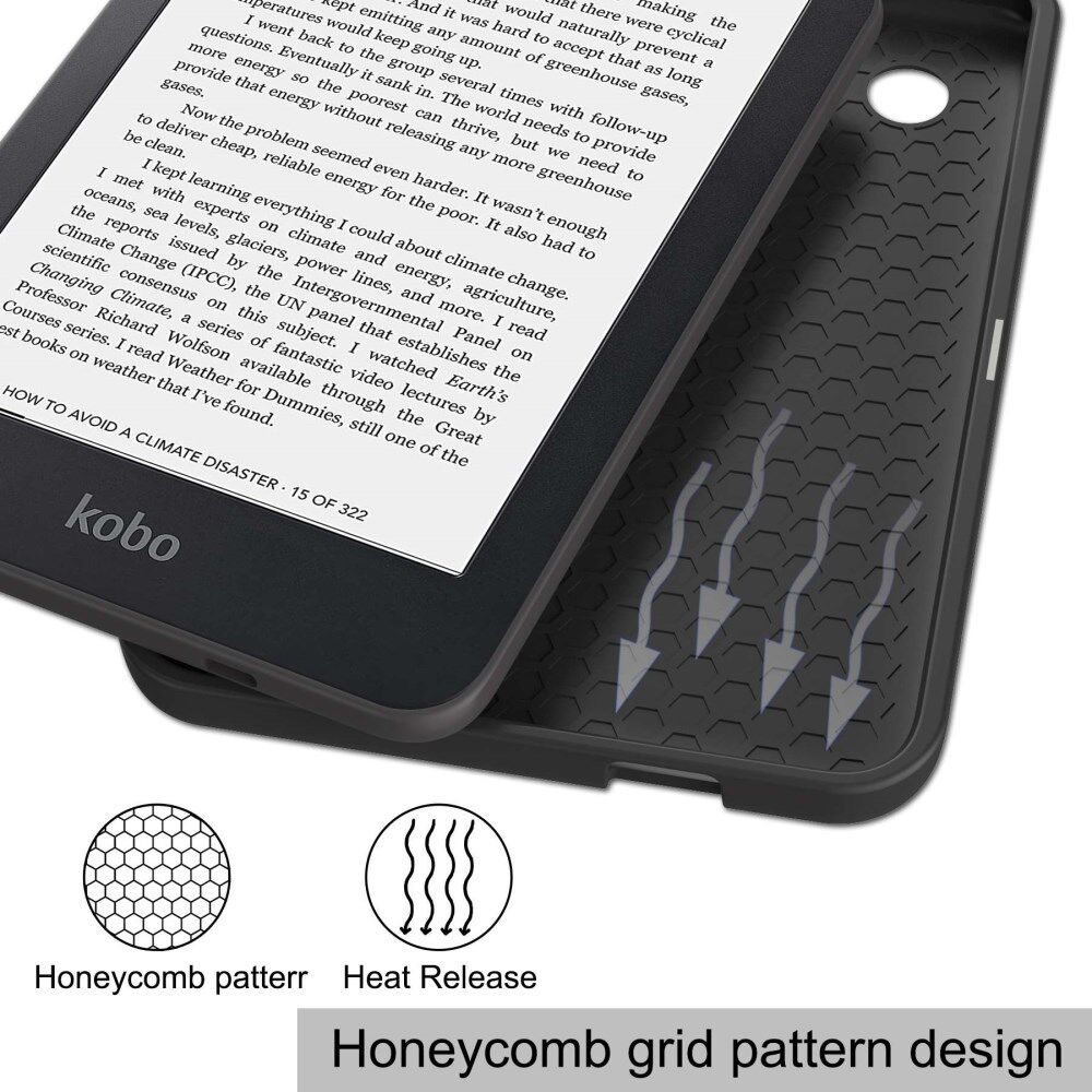 Kobo Clara 2E Hoes Book Case met Don&#039;t Touch Print afbeelding 8