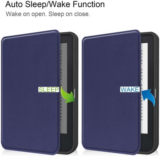 Kobo Clara 2E Hoes Book Case Beschermhoes Blauw afbeelding 4