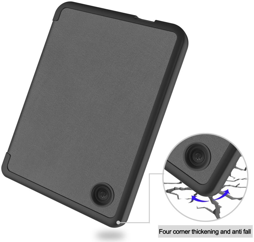 Kobo Clara 2E Hoes Book Case Beschermhoes Grijs afbeelding 3
