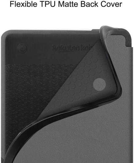 Kobo Clara 2E Hoes Book Case Beschermhoes Grijs afbeelding 6