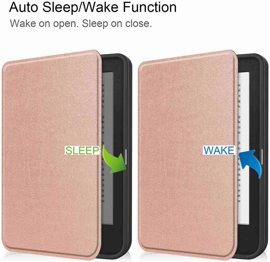 Kobo Clara 2E Hoes Book Case Beschermhoes Roze afbeelding 4