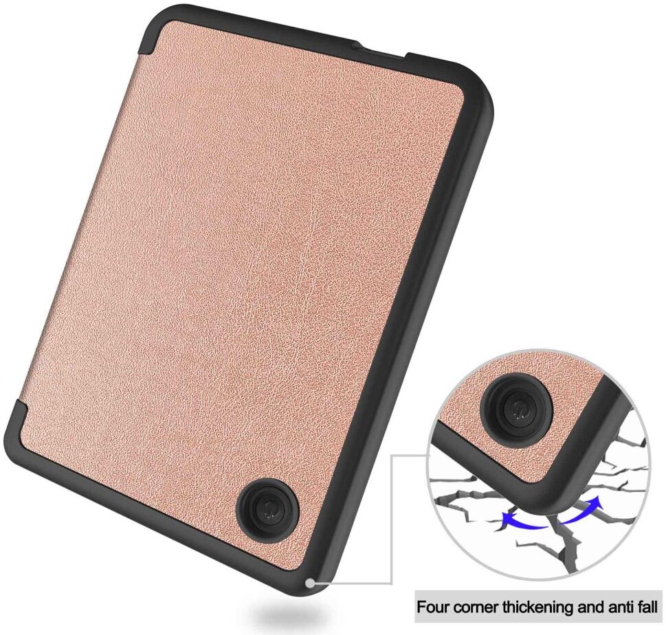 Kobo Clara 2E Hoes Book Case Beschermhoes Roze afbeelding 3