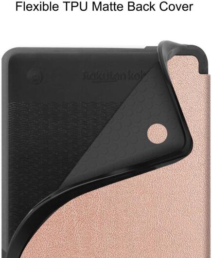 Kobo Clara 2E Hoes Book Case Beschermhoes Roze afbeelding 6