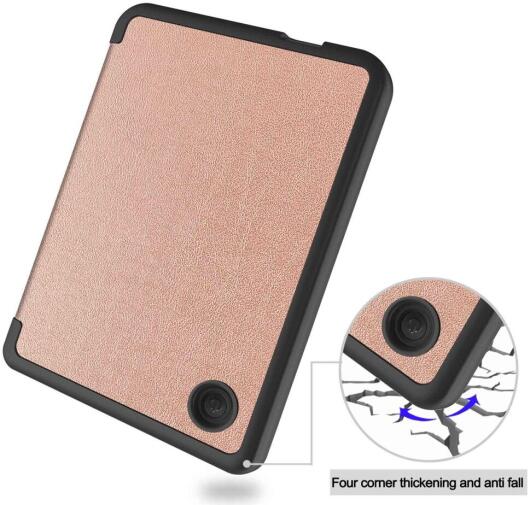 Kobo Clara 2E Hoes Book Case Beschermhoes Roze afbeelding 3