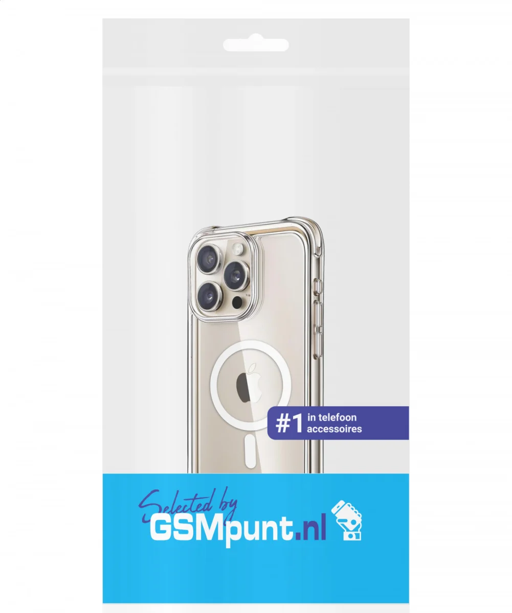 iPhone 15 Pro Max MagSafe Hoesje Schokbestendig en Dun TPU Transparant afbeelding 10