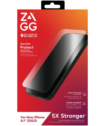 ZAGG InvisibleShield Glass Elite Apple iPhone 15 Screen Protector Screen Protectors