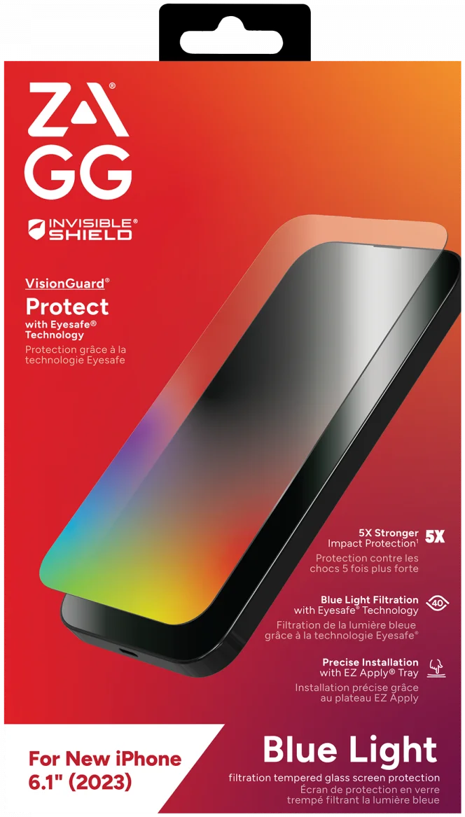 ZAGG InvisibleShield Glass Elite VG Apple iPhone 15 Screen Protector afbeelding 1