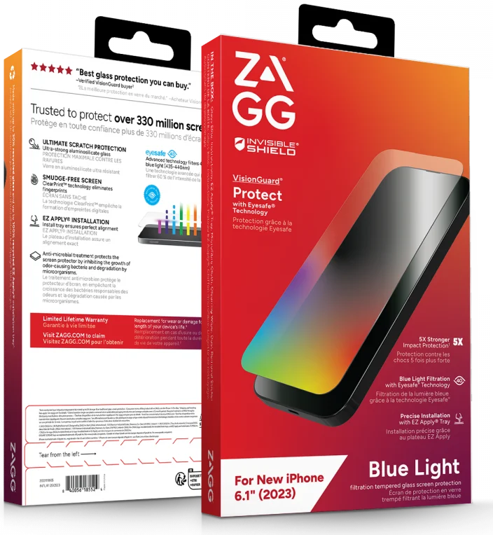 ZAGG InvisibleShield Glass Elite VG Apple iPhone 15 Screen Protector afbeelding 4