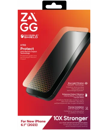ZAGG InvisibleShield Glass XTR Apple iPhone 15 Screen Protector Screen Protectors