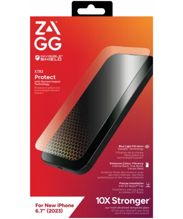 ZAGG InvisibleShield Glass XTR Apple iPhone 15 Plus Screen Protector Screen Protectors