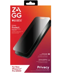 ZAGG InvisibleShield Glass Elite Apple iPhone 15 Pro Privacy Glass