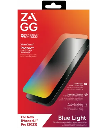 ZAGG InvisibleShield Glass Elite VG iPhone 15 Pro Screen Protector Screen Protectors