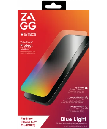 ZAGG InvisibleShield Glass Elite VG iPhone 15 Pro Max Screen Protector Screen Protectors