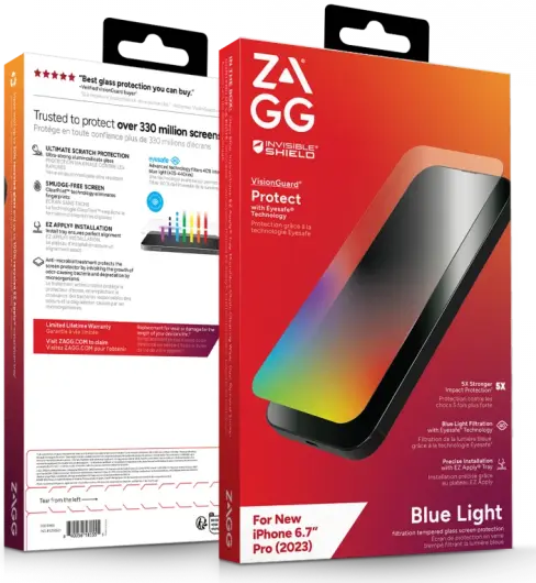 ZAGG InvisibleShield Glass Elite VG iPhone 15 Pro Max Screen Protector afbeelding 4