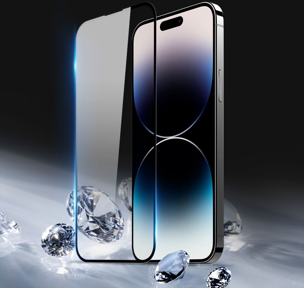 Dux Ducis iPhone 15 Pro Screen Protector 9H Tempered Glass 0.33mm afbeelding 2