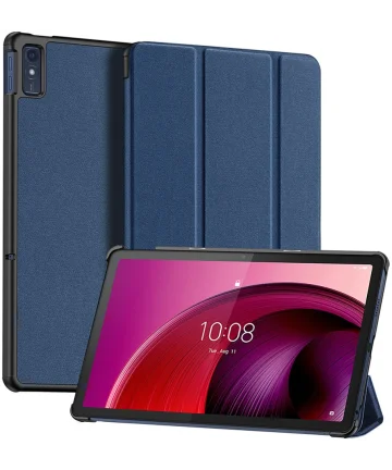 Dux Ducis Domo Lenovo Tab M10 5G Hoes Tri-Fold Book Case Blauw Hoesjes