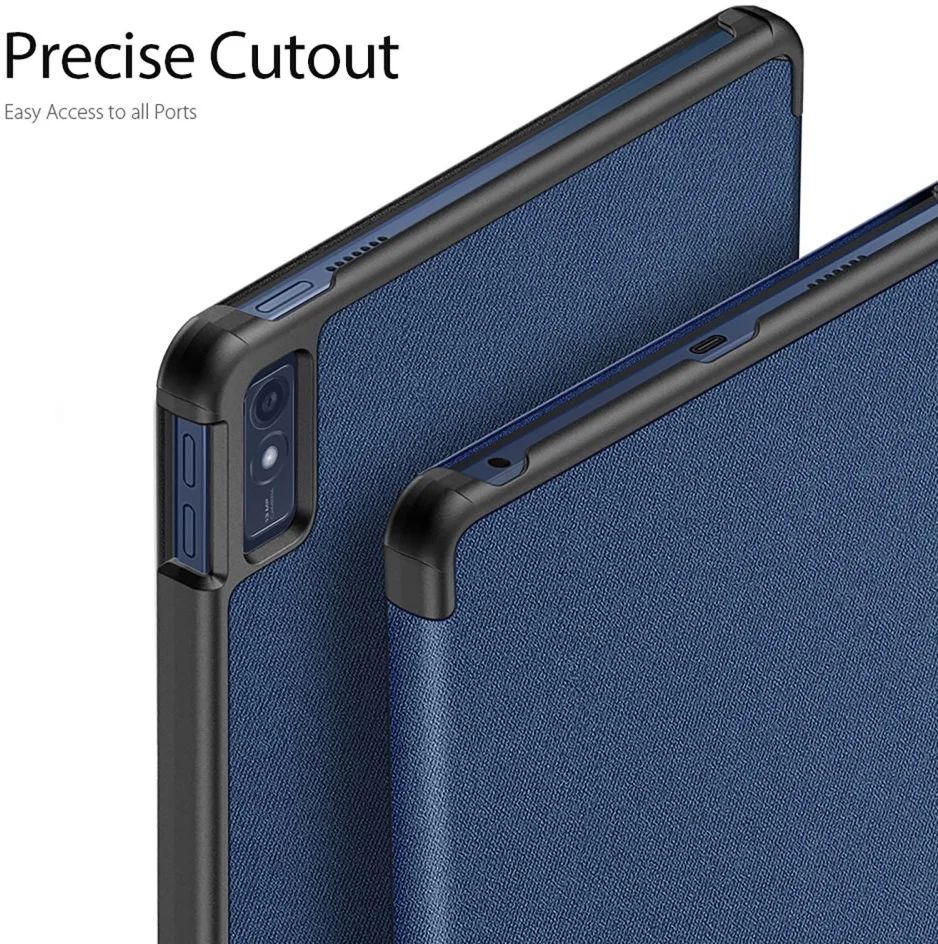 Dux Ducis Domo Lenovo Tab M10 5G Hoes Tri-Fold Book Case Blauw afbeelding 6
