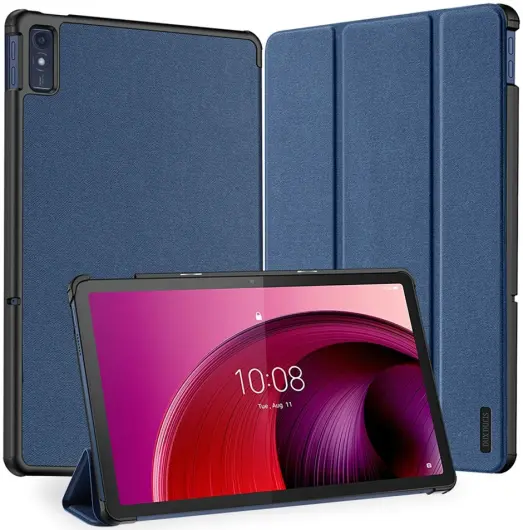 Dux Ducis Domo Lenovo Tab M10 5G Hoes Tri-Fold Book Case Blauw afbeelding 9
