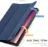 Dux Ducis Domo Lenovo Tab M10 5G Hoes Tri-Fold Book Case Blauw afbeelding 2