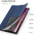 Dux Ducis Domo Lenovo Tab M10 5G Hoes Tri-Fold Book Case Blauw afbeelding 4