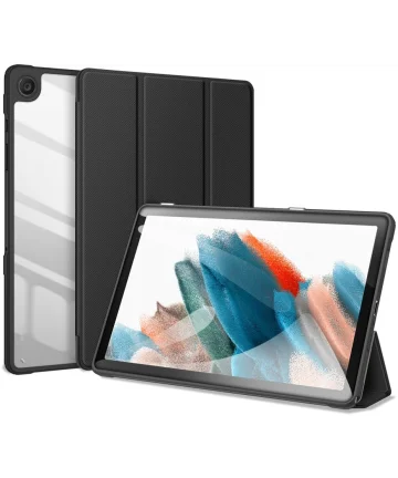 Dux Ducis Toby Samsung Tab A9 Plus Hoes Tri-Fold Book Case Zwart Hoesjes