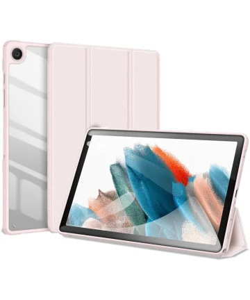 Dux Ducis Toby Samsung Tab A9 Plus Hoes Tri-Fold Book Case Roze Hoesjes