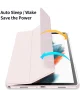 Dux Ducis Toby Samsung Tab A9 Plus Hoes Tri-Fold Book Case Roze