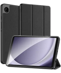Dux Ducis Domo Samsung Galaxy Tab A9 Hoes Tri-Fold Book Case Zwart