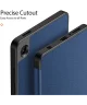 Dux Ducis Domo Samsung Galaxy Tab A9 Hoes Tri-Fold Book Case Blauw