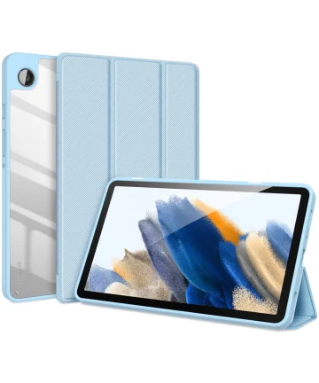 Dux Ducis Toby Samsung Galaxy Tab A9 Hoes Tri-Fold Book Case Blauw Hoesjes