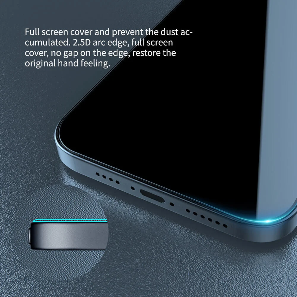 Nillkin Guardian iPhone 15 Plus/15 Pro Max Privacy Glass met Frame afbeelding 8