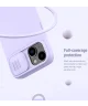 Nillkin Apple iPhone 15 Hoesje MagSafe Siliconen Camera Slider Zwart
