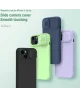 Nillkin Apple iPhone 15 Hoesje MagSafe Siliconen Camera Slider Zwart