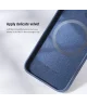Nillkin Siliconen iPhone 15 Pro Hoesje MagSafe Camera Slider Zwart